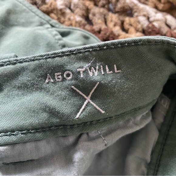 American Eagle Outfitters Women's Super Stretch Green Shorts - Picture 3 of 5